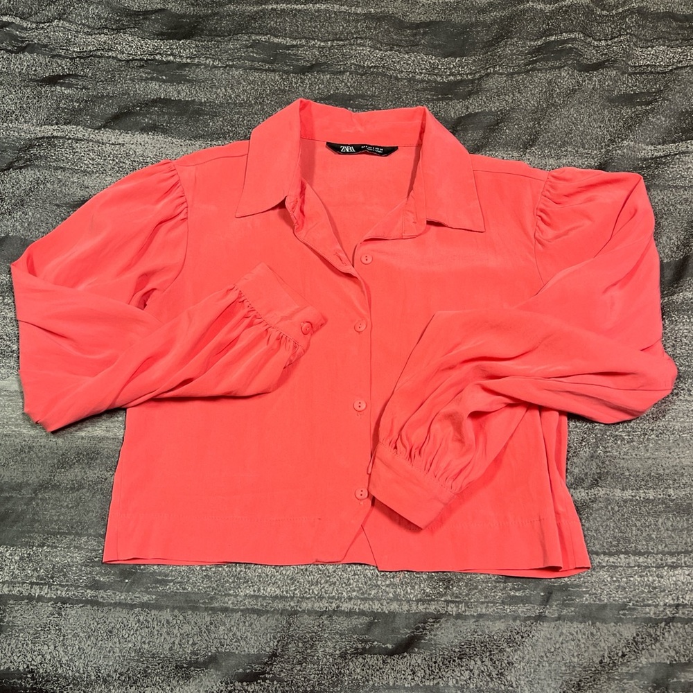 Zara Women's Coral Blouse